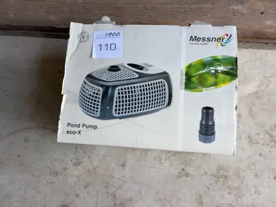 Vijverpomp Messner eco-X 13000 – kavel bij HNVI, Valkenswaard