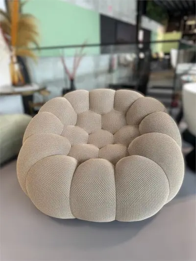 1x Lounge Zetel Beige – kavel bij Hammertime, Lier