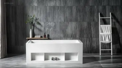 1x Design Bad - Hoogglans Wit - 170x80x63,5cm – kavel bij Auctim, Free delivery within 1-3 weeks after receipt of payment