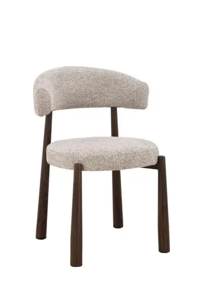 6x Design Eetkamerstoelen Walnut – kavel bij Hammertime, Lier