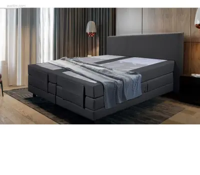 1x 160x200cm - Antraciet - Elektrisch - Premium – kavel bij Auctim, Free delivery within 1-3 weeks after receipt of payment