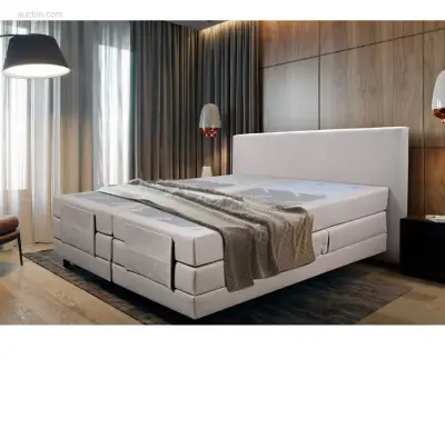 1x 160x200cm - Beige - Elektrisch - Premium – kavel bij Auctim, Free delivery within 1-3 weeks after receipt of payment