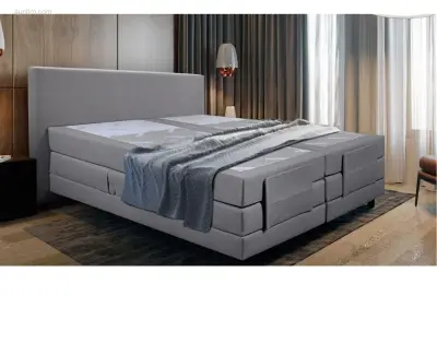1x 160x200cm - Grijs - Elektrisch - Premium – kavel bij Auctim, Free delivery within 1-3 weeks after receipt of payment