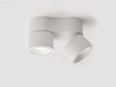 4 x Gio 2.0 kantelbare design spot wit – kavel bij Auctim, Free delivery within 1-3 weeks after receipt of payment