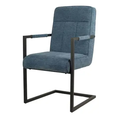 6x Design Eetkamerstoelen Blauw – kavel bij Hammertime, Lier