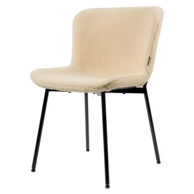 6x Design Eetkamerstoelen Cream – kavel bij Hammertime, Lier