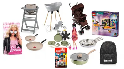 Set van 3059 producten - Speelgoed, Baby- en kinderartikelen, Huisraad, Mode - Baninni, Barbie, Tefal – kavel bij Stocklear