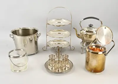 6 Delen plated – kavel bij Twents Veilinghuis