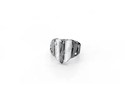Guess Ring Staal diamond maat 56 – kavel bij XL Auctions