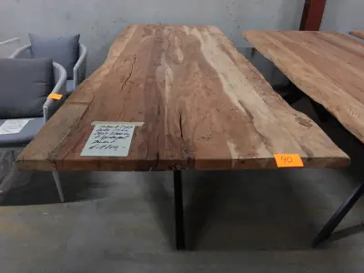 Teak indoor tafel – kavel bij Openbare Verkopen, Wakken