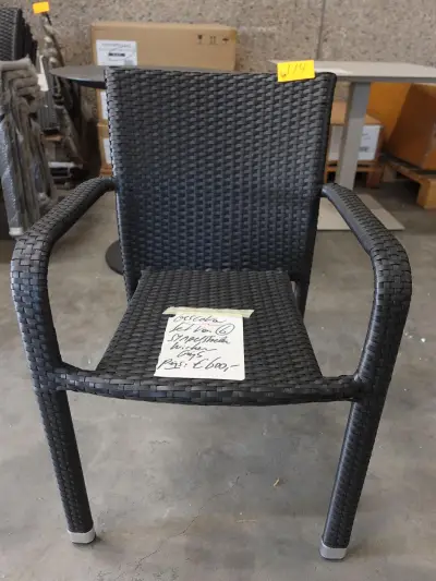 6x Stapelbare wicker stoel Gescova – kavel bij Openbare Verkopen, Wakken