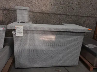 Wicker barmeubel Manutti + ijsemmer – kavel bij Openbare Verkopen, Wakken