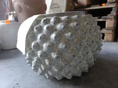 Terracotta stekelpot – kavel bij Openbare Verkopen, Wakken
