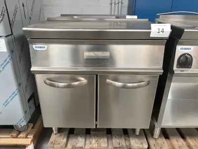 Inox 2drs Kast Tecnoinox – kavel bij Hammertime, Horeca Auction Antwerp