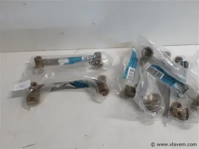6 x Brugkulas 16 cm soldeer koper 15 mm x ½ F – kavel bij Vlavem