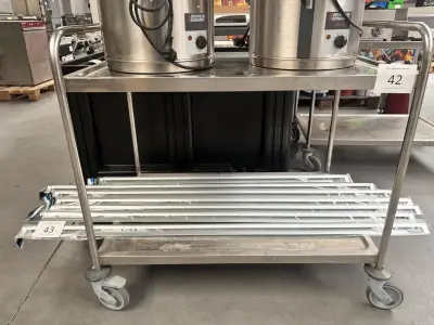 Rvs Trolley – kavel bij Hammertime, Horeca Auction Antwerp