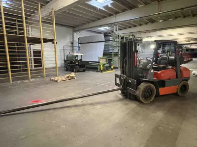 LPG counterbalance forklift truck Toyota – kavel bij NetBid, Sint Baafs Vijve