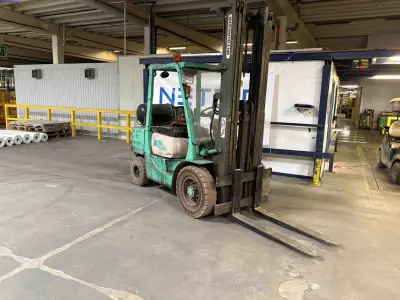 LPG counterbalance forklift Mitsubishi FG-35 LPG – kavel bij NetBid, Sint Baafs Vijve