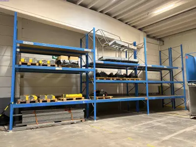 Boltless pallet racking Stow 15 – kavel bij NetBid, Sint Baafs Vijve