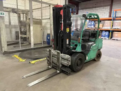 LPG counterbalance forklift truck Mitsubishi FG35N – kavel bij NetBid, Sint Baafs Vijve