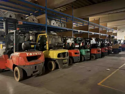 22 LPG-powered counterbalance forklift trucks – kavel bij NetBid, Sint Baafs Vijve