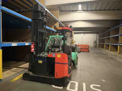 Battery Electric Reach Truck Toyota BT RREQ250 – kavel bij NetBid, Sint Baafs Vijve