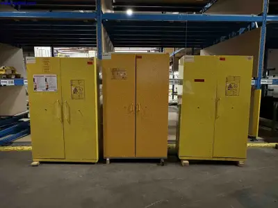 3 Fire-Resistant Safety Storage Cabinets PROTECTA 90 – kavel bij NetBid, Sint Baafs Vijve