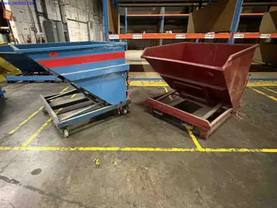 2 Fork-truck tipper skips – kavel bij NetBid, Sint Baafs Vijve