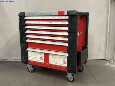 7 drawer mobile tool box Facom – kavel bij NetBid, Roterijstraat 205-8793 Waregem