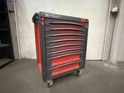 8 drawer mobile tool box Facom – kavel bij NetBid, Roterijstraat 205-8793 Waregem