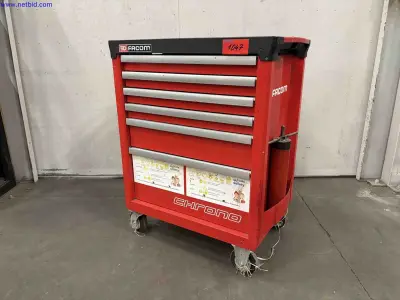 6 drawer mobile tool box Facom – kavel bij NetBid, Roterijstraat 205-8793 Waregem