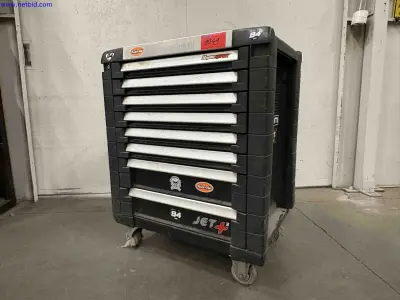 8 drawer mobile tool box Facom – kavel bij NetBid, Roterijstraat 205-8793 Waregem