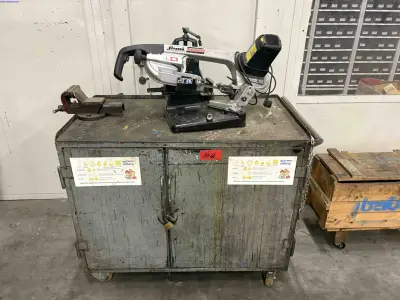Portable horizontal bandsaw with bench Femi NG120 – kavel bij NetBid, Roterijstraat 205-8793 Waregem