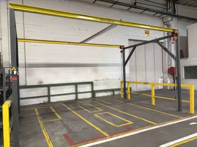 Freestanding twin-girder gantry crane system Vital – kavel bij NetBid, Roterijstraat 205-8793 Waregem
