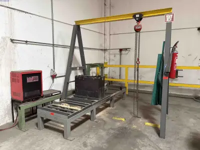 Fork truck battery handling and charging station – kavel bij NetBid, Roterijstraat 205-8793 Waregem