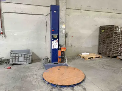 Semi-automatic pallet stretch wrapping machine FILMA P35 CP 675-60 – kavel bij NetBid, Roterijstraat 205-8793 Waregem