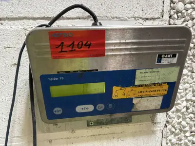 In-floor industrial platform scale Mettler Toledo Spider 1S – kavel bij NetBid, Roterijstraat 205-8793 Waregem