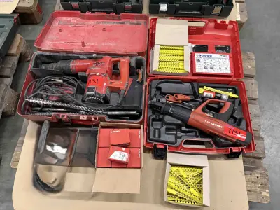 2 Power tools Hilti – kavel bij NetBid, Roterijstraat 205-8793 Waregem