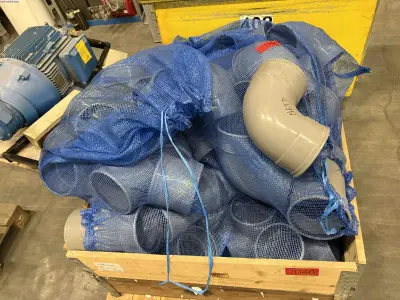 PVC-U soil/waste pipe fittings FIP / Dyka 160 mm – kavel bij NetBid, Roterijstraat 205-8793 Waregem