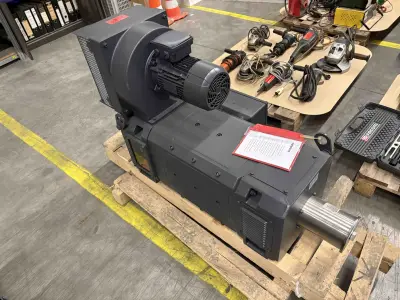 Separately excited DC motor Siemens – kavel bij NetBid, Roterijstraat 205-8793 Waregem