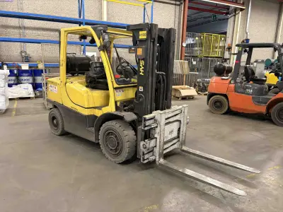 LPG counterbalance forklift truck Hyster H4.0FT5 – kavel bij NetBid, Roterijstraat 205-8793 Waregem