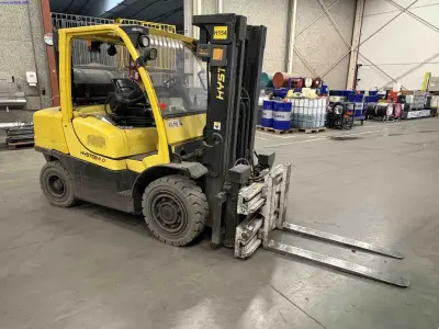 LPG counterbalance forklift truck Hyster H4.0FT6 – kavel bij NetBid, Roterijstraat 205-8793 Waregem