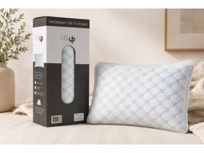 2x PillowUp - Premium Traagschuimkussen 40x60cm – kavel bij XL Auctions