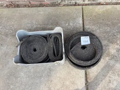 Rubber dempingsmaterialen – kavel bij HNVI, Valkenswaard