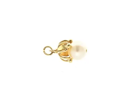 Gouden hanger parel – kavel bij Twents Veilinghuis