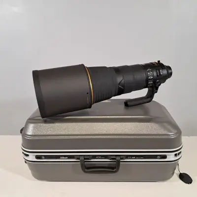 Camera lens, Nikon, AF-S Nikkor 400mm 1:2.8E FL ED VR – kavel bij Domeinen Roerende Zaken, Groningen
