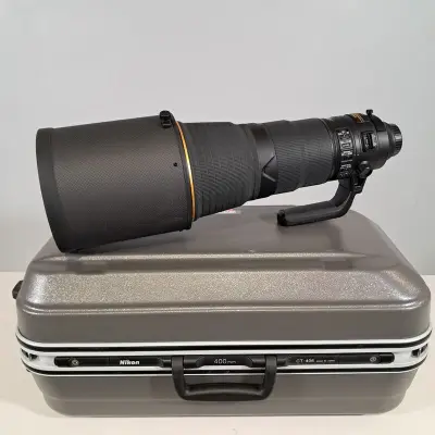 Camera lens, Nikon, AF-S Nikkor 400mm 1:2.8E FL ED VR – kavel bij Domeinen Roerende Zaken, Groningen