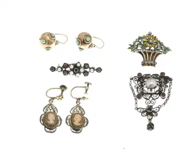 Lot diverse sieraden, 5x – kavel bij Twents Veilinghuis