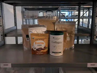 Diverse gedroogde poeders, O.a. Vitanics, Four Sigmatic – kavel bij Onlineveilingmeester, Groningen