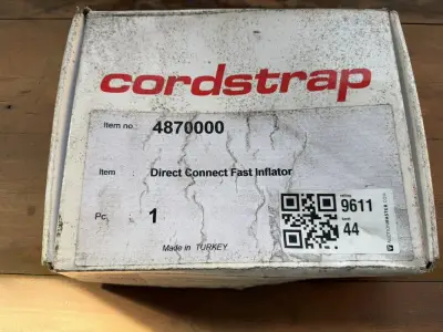 Persluchtvulpistool, Cordstrap, Direct Connect Fast Inflator, zwart/rood, Perslucht vulpistool – artikel 4870000 – kavel bij Onlineveilingmeester, Hoogeveen